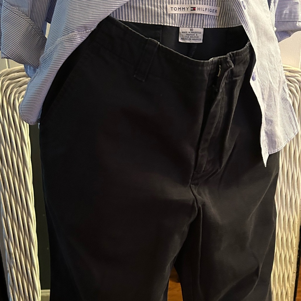 Tommy Hilfiger Men's Black Chinos